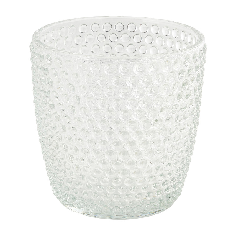 Waxinelichthouder helder - diverse varianten - Ø7x7 cm