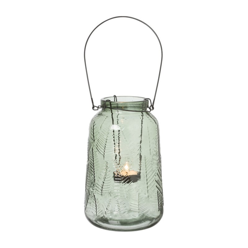 Windlicht - diverse kleuren - ø12,5x19,5 cm