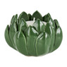 Lotus theelichthouder - groen - Ø8.2 cm