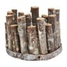 Theelichthouder met takjes - ⌀14x10 cm 
