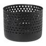 Theelichthouder - ø6.5x5 cm - zwart