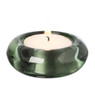 Theelichthouder bol - groen - ø6.5x2.5 cm 