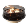 Drijvende theelichthouders - bruin - set van 3