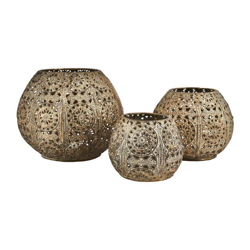 Theelichthouder rond - ø12.5 cm