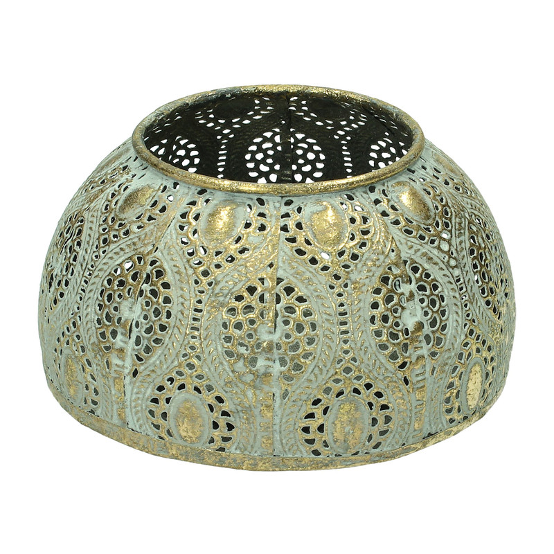 Oosterse theelichthouder - 15x8,5 cm