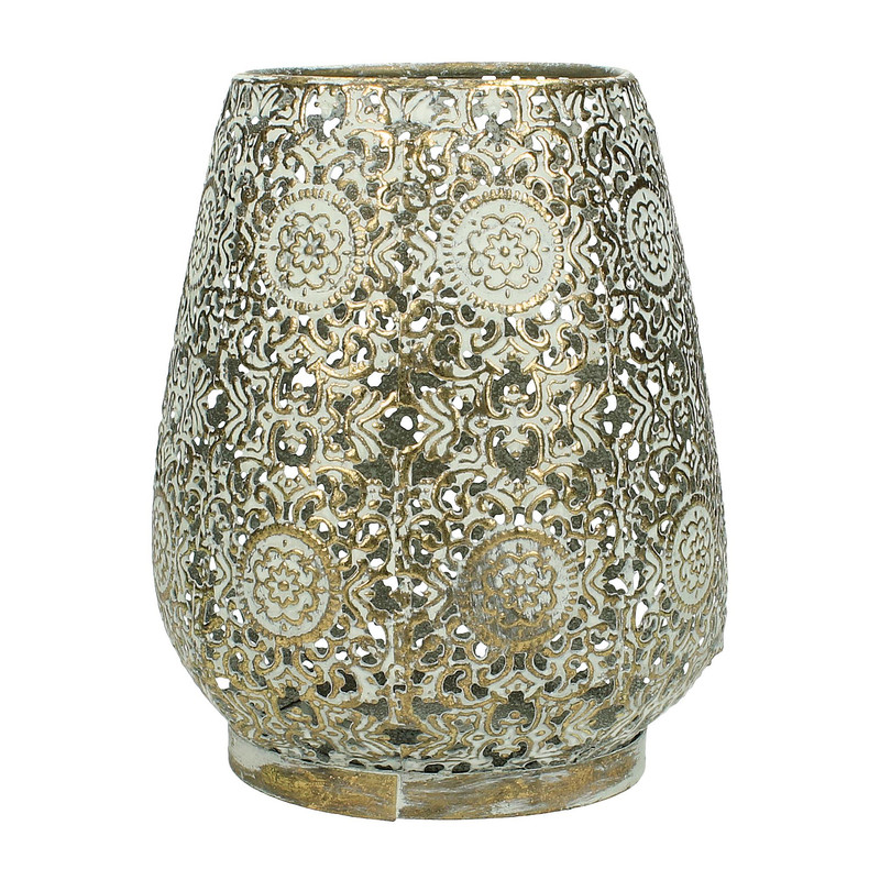 Oosterse theelichthouder - 15,5x13,5 cm