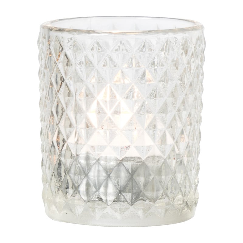 Waxinelichthouder helder - diverse varianten - ø5.5x6.5 cm