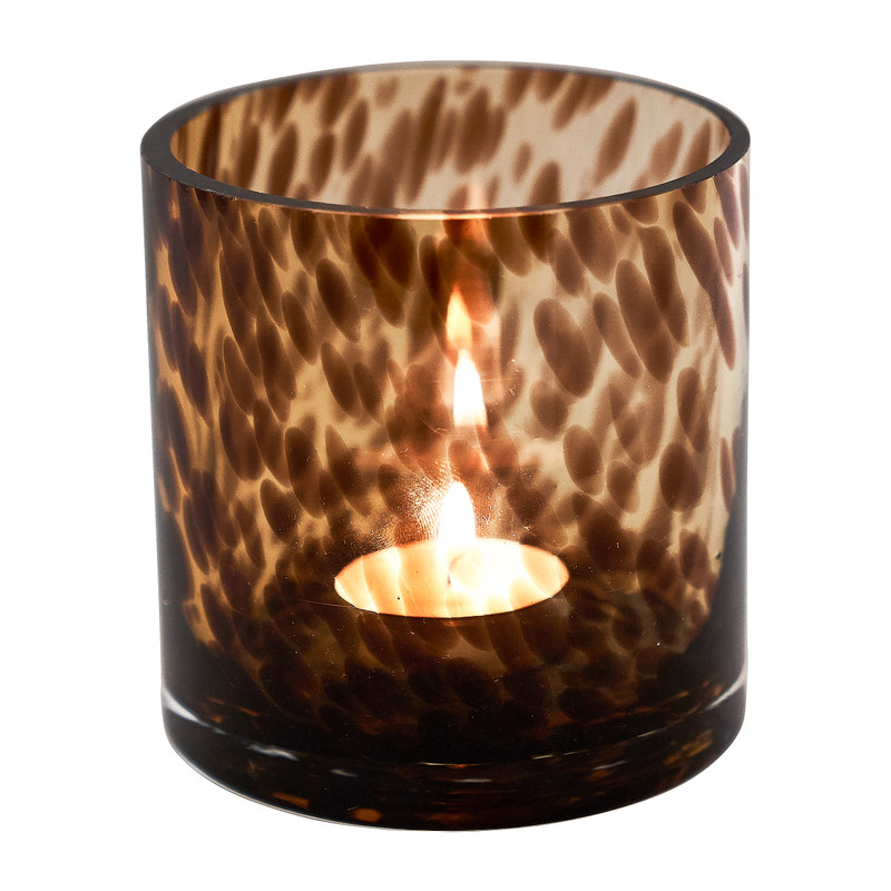 Theelichthouder animal - groot - ⌀9,7x10 cm 