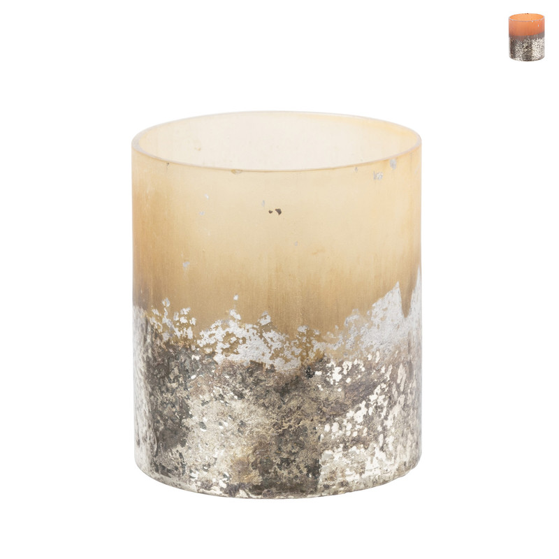 Theelichthouder metallic - diverse kleuren - ⌀7x8 cm
