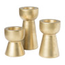 Theelichthouder goud - set van 3