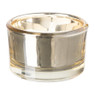 Waxinelichthouder laag - goudkleurig - ⌀5x3,2 cm