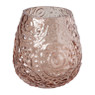 Waxinelichthouder bohemian - lichtroze - ø11x12 cm