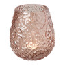 Theelichthouder bohemian - lichtroze - ø12.5x14.5 cm
