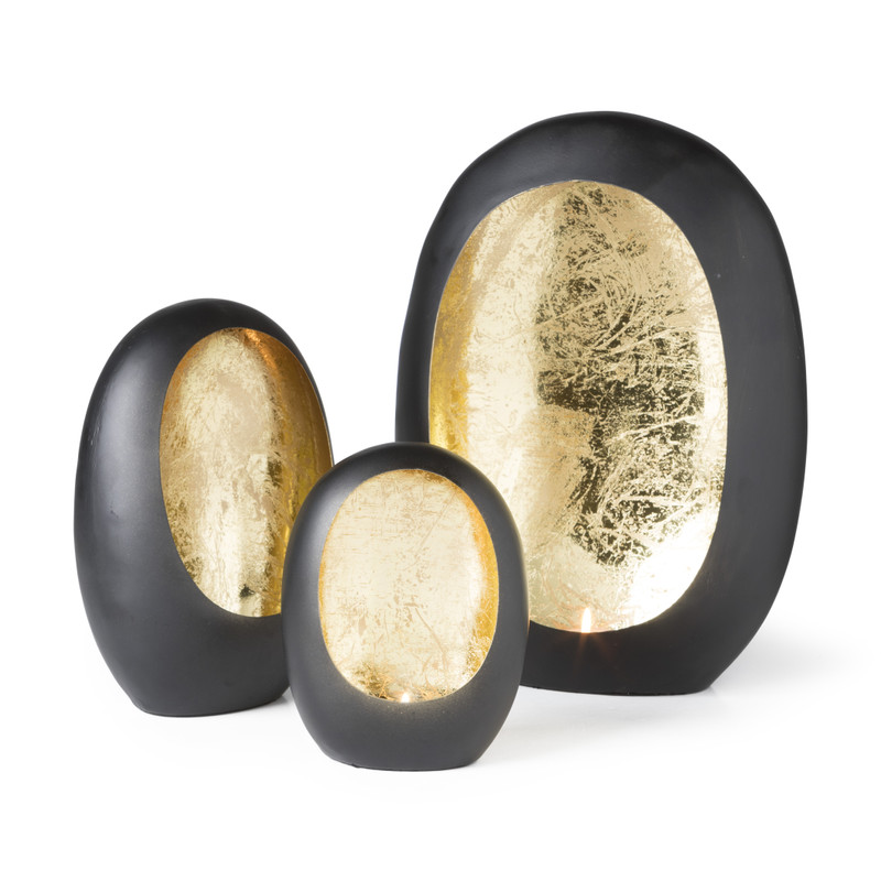 Theelichthouder Egg - klein - 11x7x18 cm