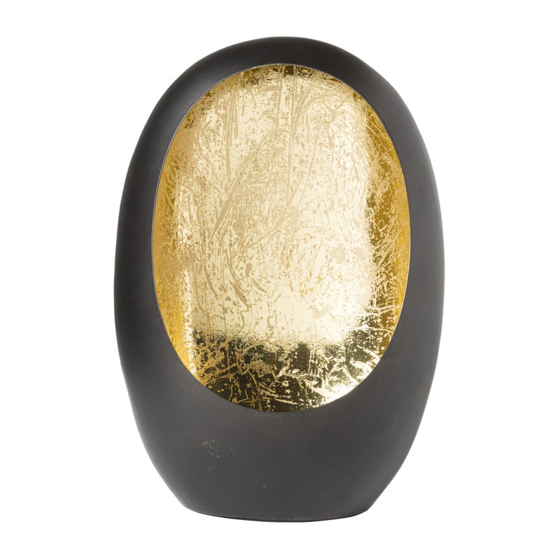 Theelichthouder Egg - middel - 18x9x24 cm