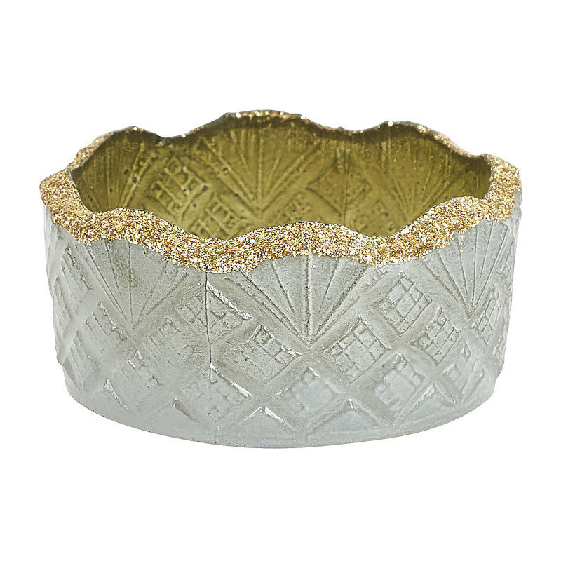 Theelichthouder - lichtgroen - 2 cm