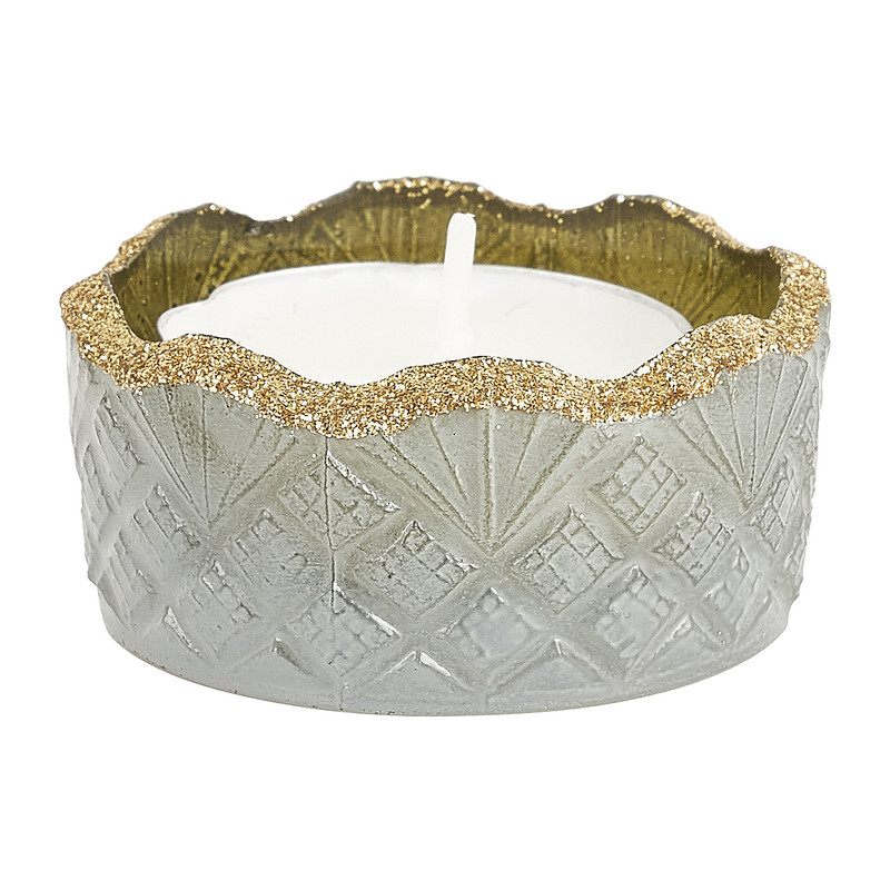 Theelichthouder - lichtgroen - 2 cm