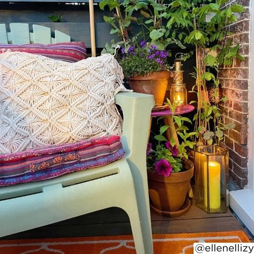 Glazen waxinelichthouder - goudkleurig - 26 cm