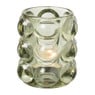 Theelichthouder bubbels - groen - ø8.5x9 cm 