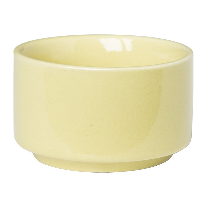 Theelichthouder mini - geel - ø5x3 cm