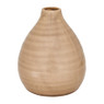 Keramische vaas - taupe - Ø11 cm 