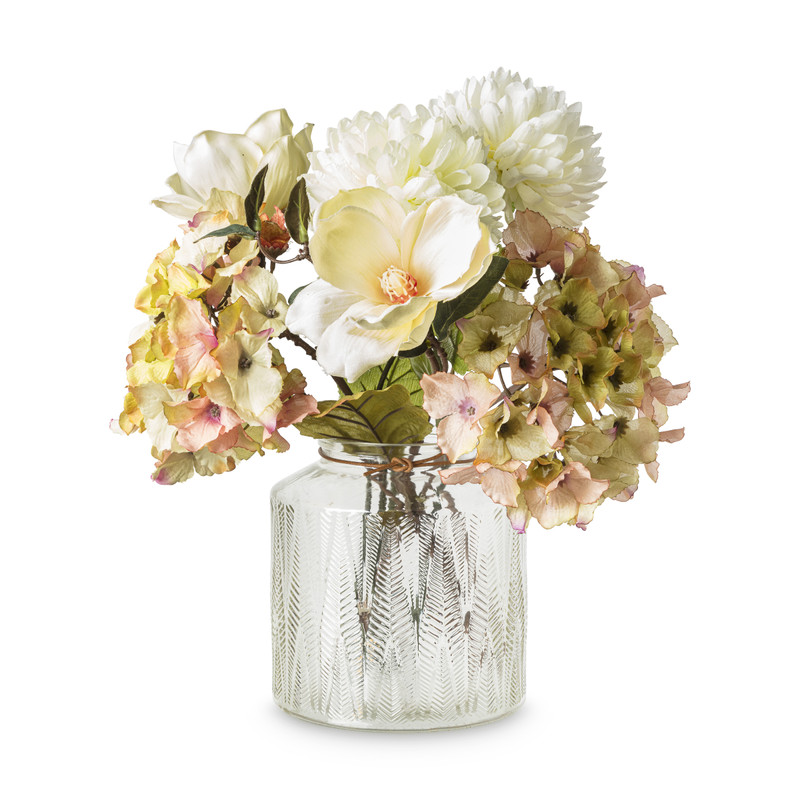 Vaas met relief - ø14x16 cm