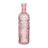 Flesvaas met reliëf  - roze - 24.5 cm 