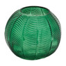 Vaas ribbel bol - groen - 13 cm 