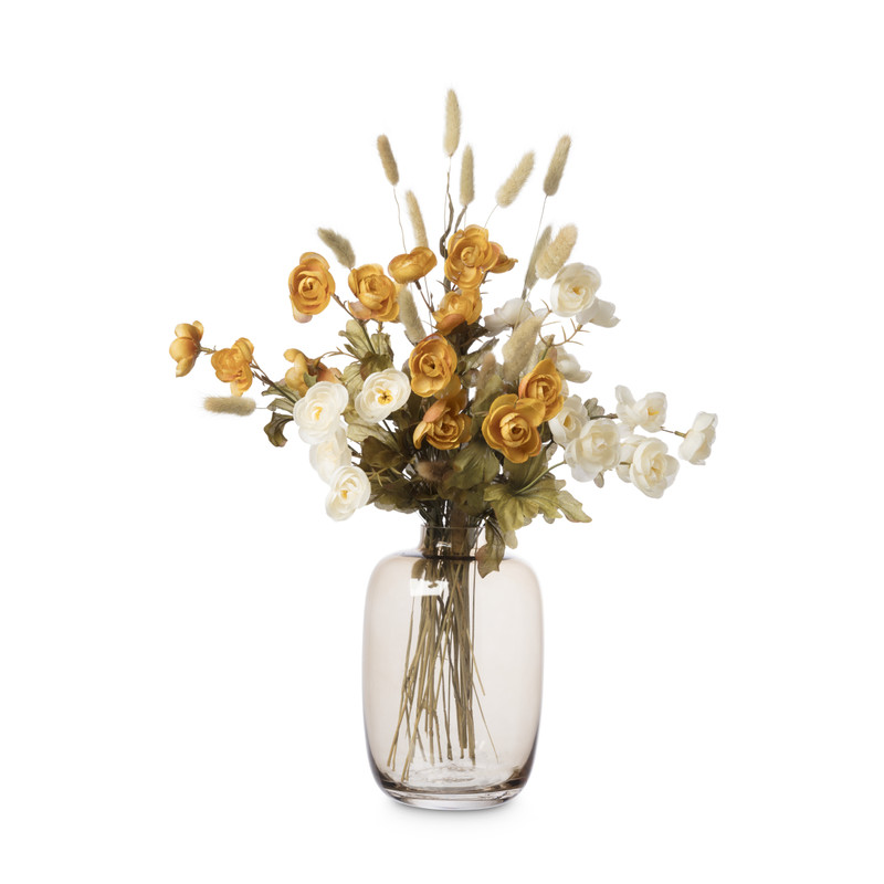 Vaas oker mega - glas - ø22x32 cm