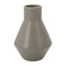 Vaas stoneware - 14 cm - grijs