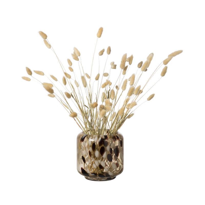 Vaas gewolkt - bruin - ø15x15 cm