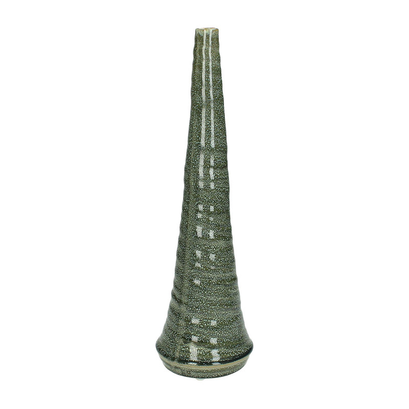 Vaas stoneware- grijs - 29,5 cm 