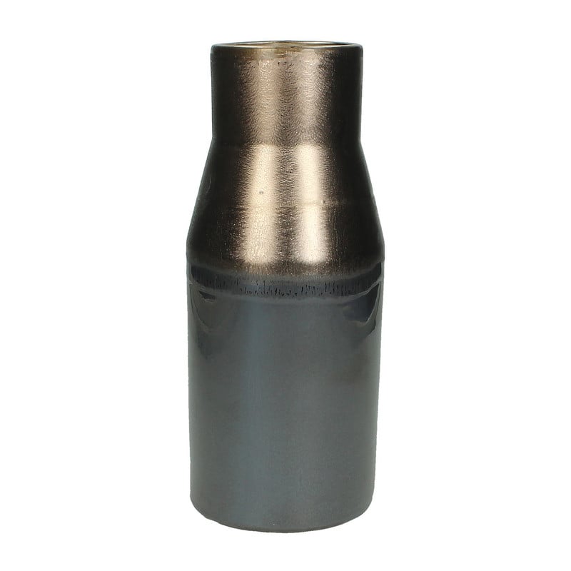 Vaas keramiek - bruin - 10,5x25,5 cm 