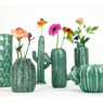 Vaas cactus - petrol - 22 cm