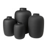 Vaas - mat zwart - ⌀13x18 cm 
