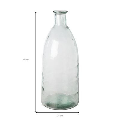 Vaas recycle - helder - 61 cm