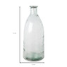 Vaas recycle - helder - 61 cm