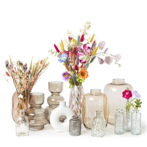 Vaas organic- roze - ø15x25 cm