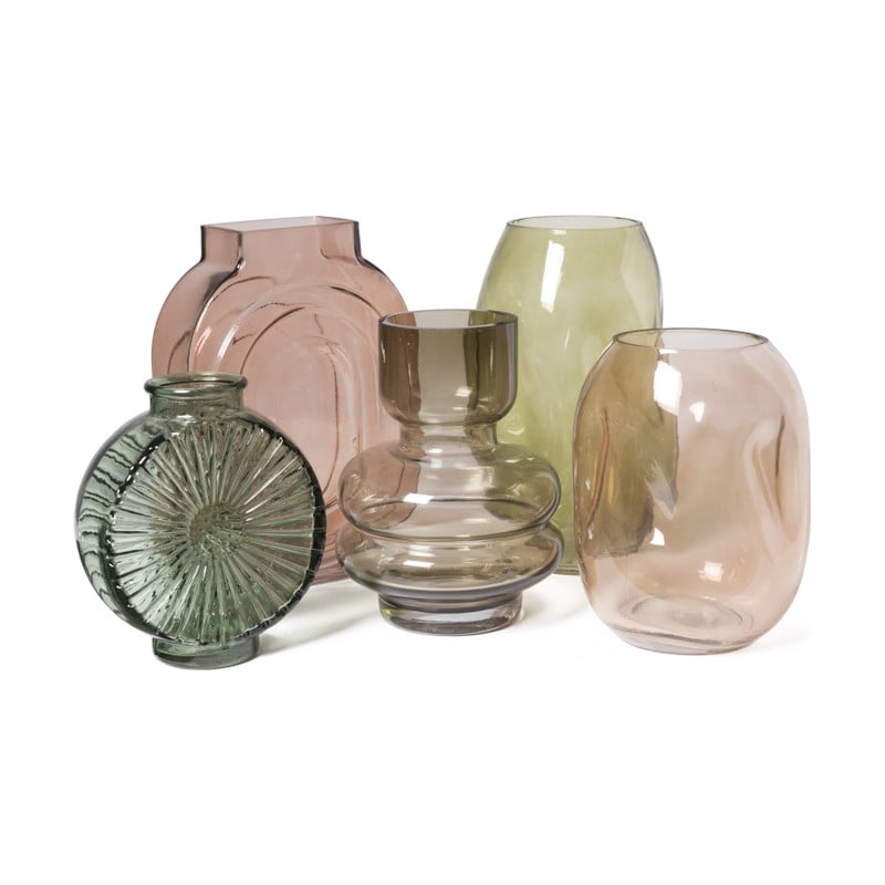 Vaas organisch groot - groen - ø15x25 cm