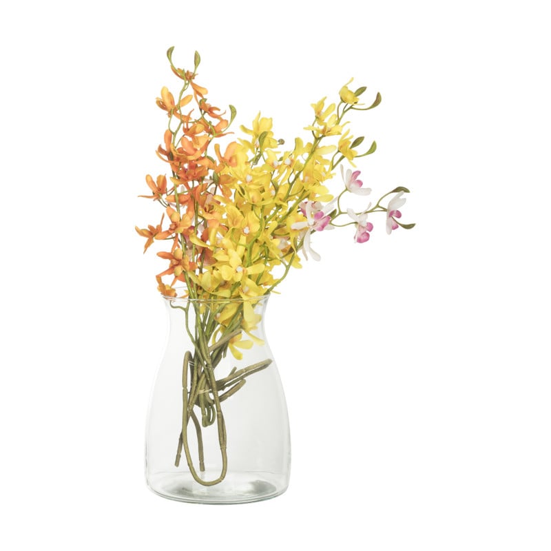 Vaas bol - glas - ø14x20 cm