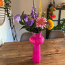 Vaas bolling - roze - ø16x34.5 cm