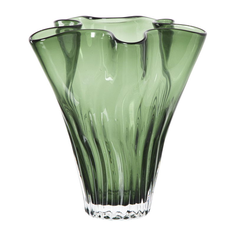 Vaas golf - groen - ø22x24 cm