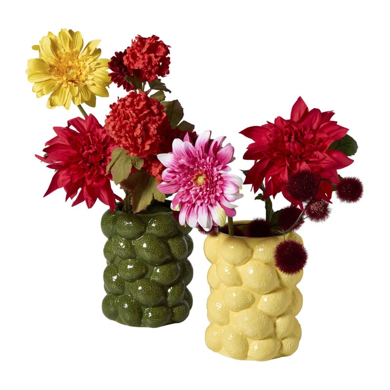 Vaas limoen - groen -  ø14x17 cm