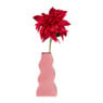 Vaas wave - roze - 17x8x5.5 cm