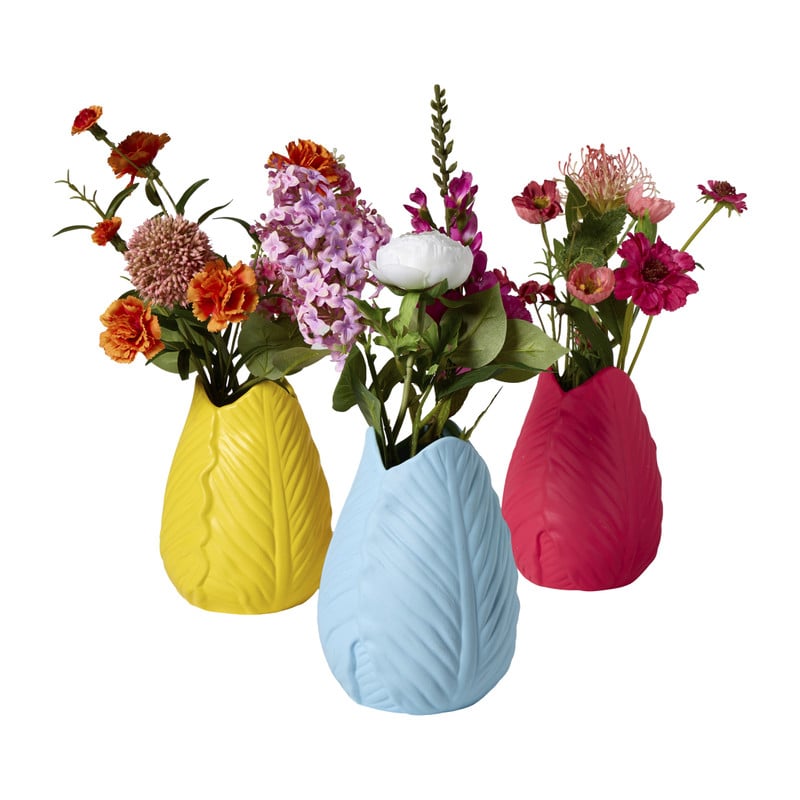 Vaas tulp - geel - ø14x20 cm