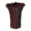 Vaas golf groot - bordeaux rood - ø17.5x19.5 cm