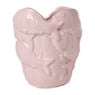 Vaas vis - roze - 19x18x22 cm