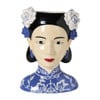 Vaas vrouw - blauw - 21x17.6x28.6 cm