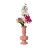 Vaas bol - roze - 11.3x23.3 cm