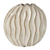 Vaas bol - beige - 27x25x14 cm